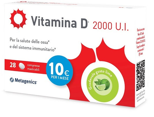 VITAMIN D 2000IU 28 CHEWABLE TABLETS