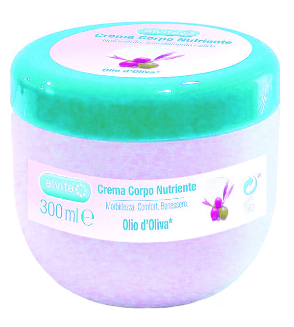 ALVITA CREMA CORPO NUTRIENTE OLIO D'OLIVA 300 ML