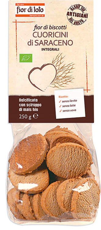 FIOR DI LOTO CUORICINI DI GRANO SARACENO INTEGRALE 250 G