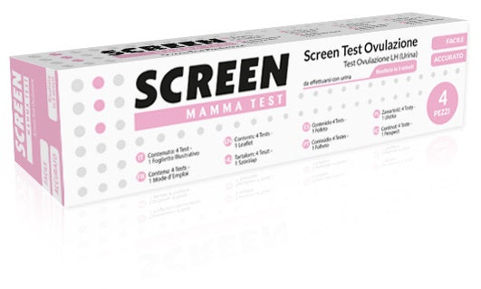 SCREEN TEST RAPIDO OVULAZIONE SCREEN 4 PEZZI