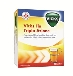 VICKS FLU TRIPLA A*OS 10BUST