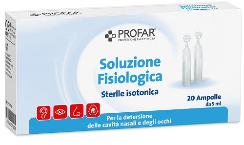 PROFAR SOLUZIONE FISIOLOGICA STERILE ISOTONICA 2 ML 20 AMPOLLE