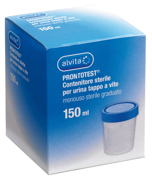 CONTENITORE PER URINA ALVITA PRONTOTEST GRADUATO CON TAPPO A VITE