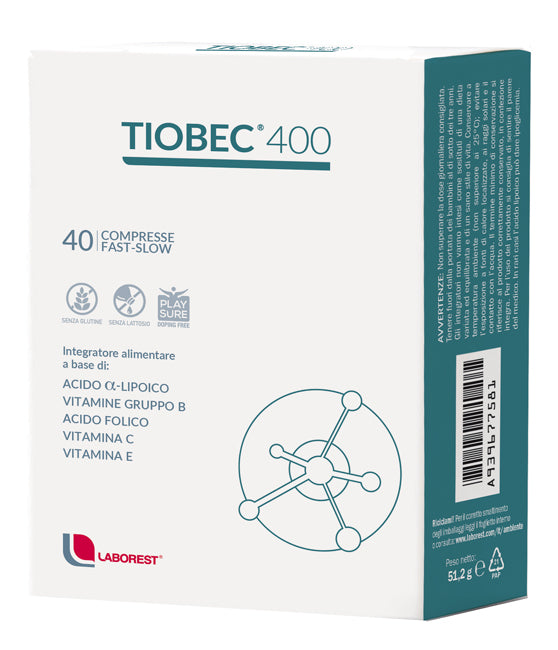 TIOBEC 400 40 COMPRESSE FAST-SLOW