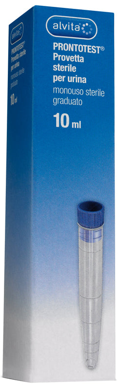 PROVETTA PER URINA ALVITA PRONTOTEST GRADUATA 10ML