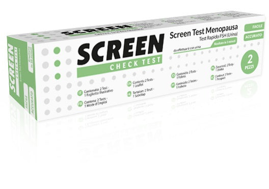 SCREEN TEST RAPIDO FSH/MENOPAUSA URINA 2 PEZZI