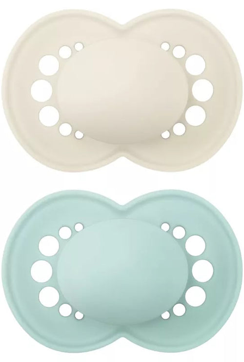 MAM SUCCHIETTO ORIGINAL NIGHT 16+ SILICONE NEUTRO 2 PEZZI