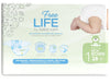 FREELIFE BY BEBECASH PANNOLINI NEW BORN TAGLIA 1 2-4 KG GIROVITA 30-41 CM 28 PEZZI