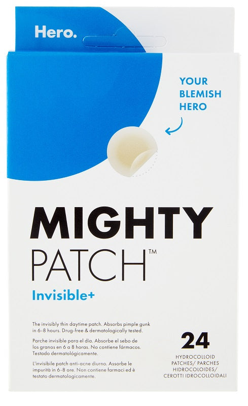 HERO MIGHTY PATCH INVISIBLE HYDROCOLLOID ACNE PATCH 24 COUNT