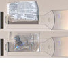 AGO BUTTERFLY STANDARD WINGED SET GAUGE 23 0,6X19 MM CON ALETTE GUIDA CANNULA DI RACCORDO VOLUME 0,44 ML CELESTE