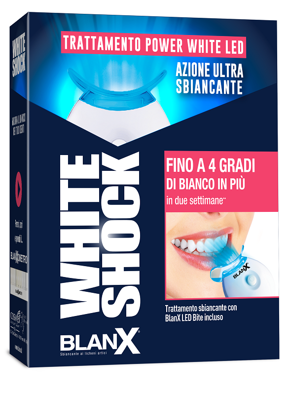 BLANX WHITE SHOCK TRATTAMENTO SBIANCANTE POWER WHITE 30 ML + LED BITE