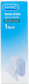 BENDA ORLATA GARZA IDROFILA ALVITA 10X500CM