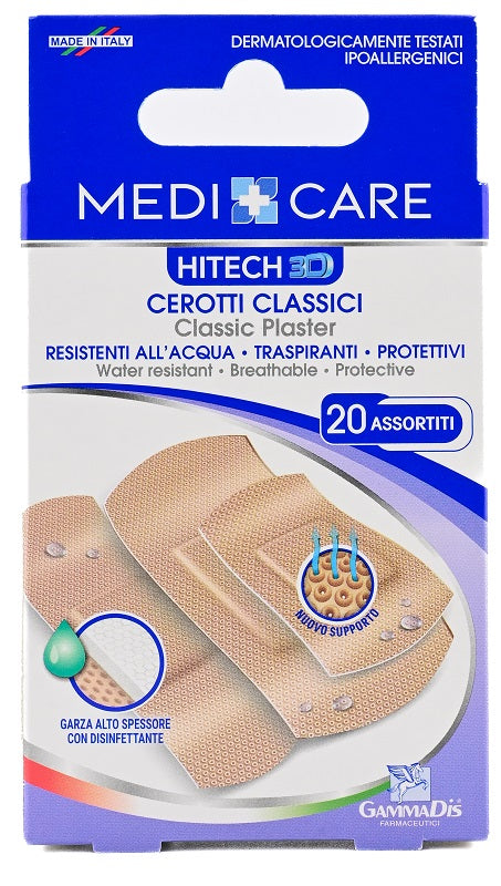 CEROTTO MEDICARE CLASSICI 3D ASSORTITI 20 PEZZI