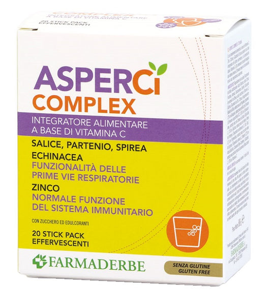 ASPER CI COMPLEX 20 EFFERVESCENT STICK PACKS 4.4 G