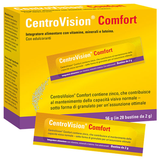 CENTROVISION COMFORT 28 SACHETS ORANGE FLAVOUR