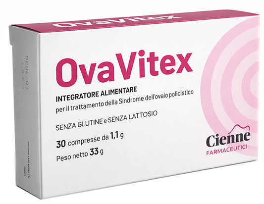 OVAVITEX 30 COMPRESSE DA 1,1 G SENZA GLUTINE SENZA LATTOSIO