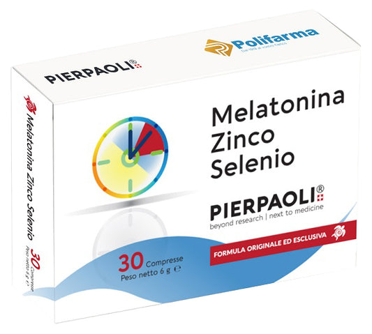 MELATONIN ZINC SELENIUM PIERPAOLI 30 TABLETS