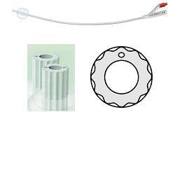 CATETERE VESCICALE IN SILICONE PROFILCATH PLUS SCANALATO 2 VIE CH16 LUNGHEZZA 31 CM PUNTA CILINDRICA 2 FORI CONTRAPPOSTI PALLONCINO 5 ML 1 PEZZO