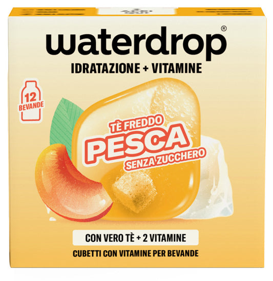 WATERDROP ICE TEA PEACH 12 CUBES