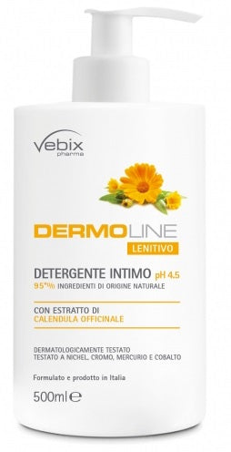 VEBIX DERMOLINE CALENDULA INTIMATE WASH 500 ML