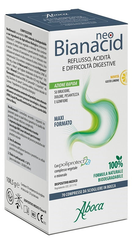 NEOBIANACID 70 COMPRESSE LIMONE