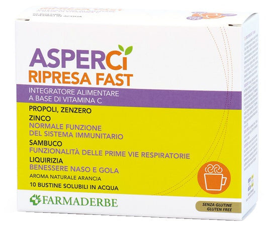 ASPER CI RIPRESA FAST 10 SACHETS 5 G