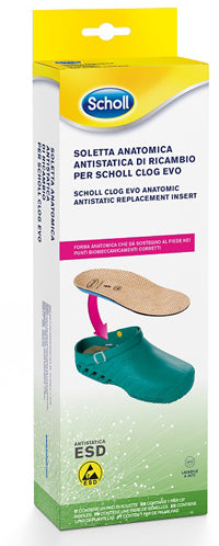 CLOG EVO ANATOMIC ANTISTATIC INSOLES MICROFIBRE UNISEX 38-39