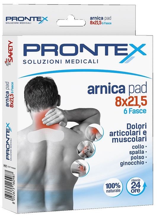 FASCIA PRONTEX ARNICA PAD 8 X 21 ,5 6 PEZZI