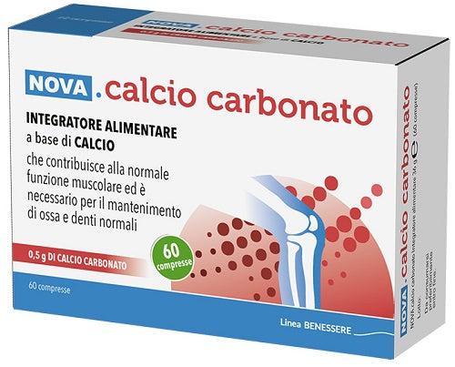 CALCIO CARBONATO 60 COMPRESSE DA 0,6 G