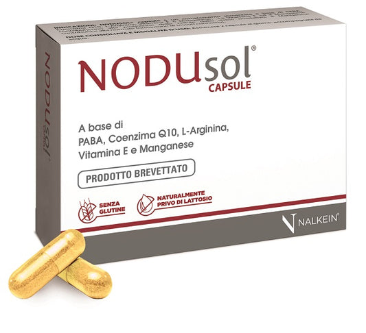 NODUSOL 30 CAPSULES 610 MG PATENTED PRODUCT GLUTEN-FREE NATURALLY LACTOSE-FREE