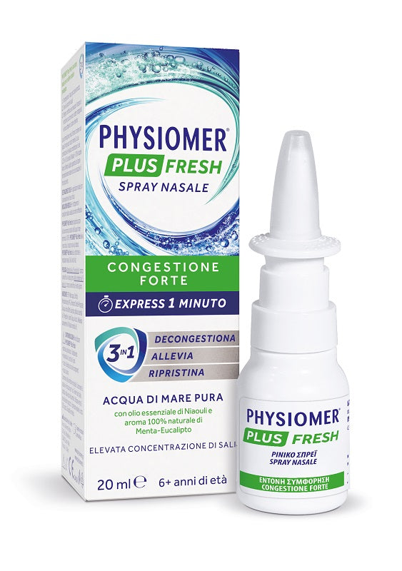 SPRAY NASALE PHYSIOMER PLUS FRESH 20 ML