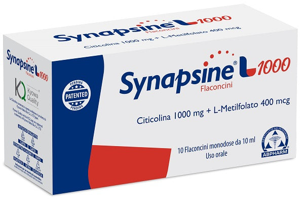 SYNAPSINE L 1000 10 FLACONCINI 10 ML SENZA GLUTINE NATURALMENTE PRIVO DI LATTOSIO