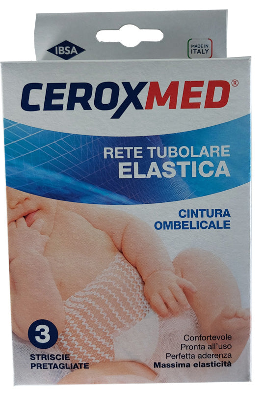 CEROXMED RETE TUBOLARE CAL 5,5 CINTURA OMBELICALE 45 CM 3 PEZZI