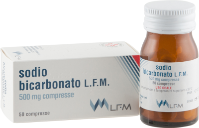 SODIO BICARB*50CPR 500MG FL