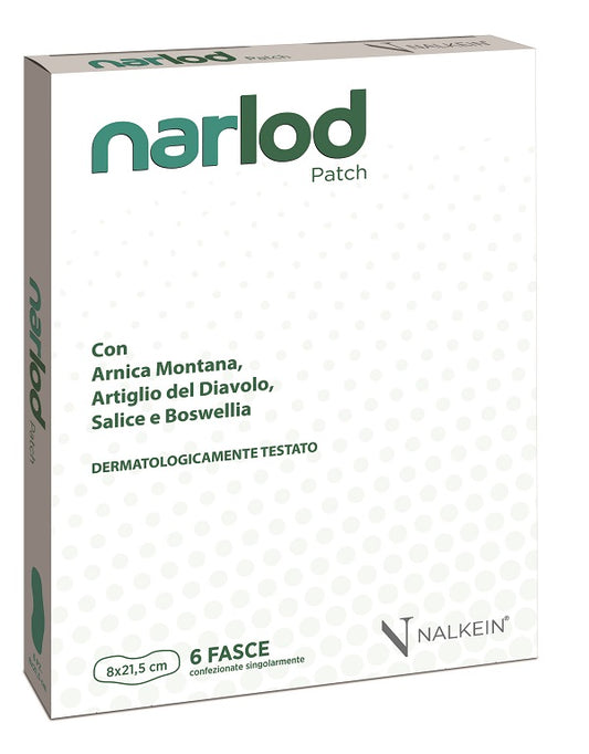 NARLOD PATCH 8X21.5 CM 6 PIECES