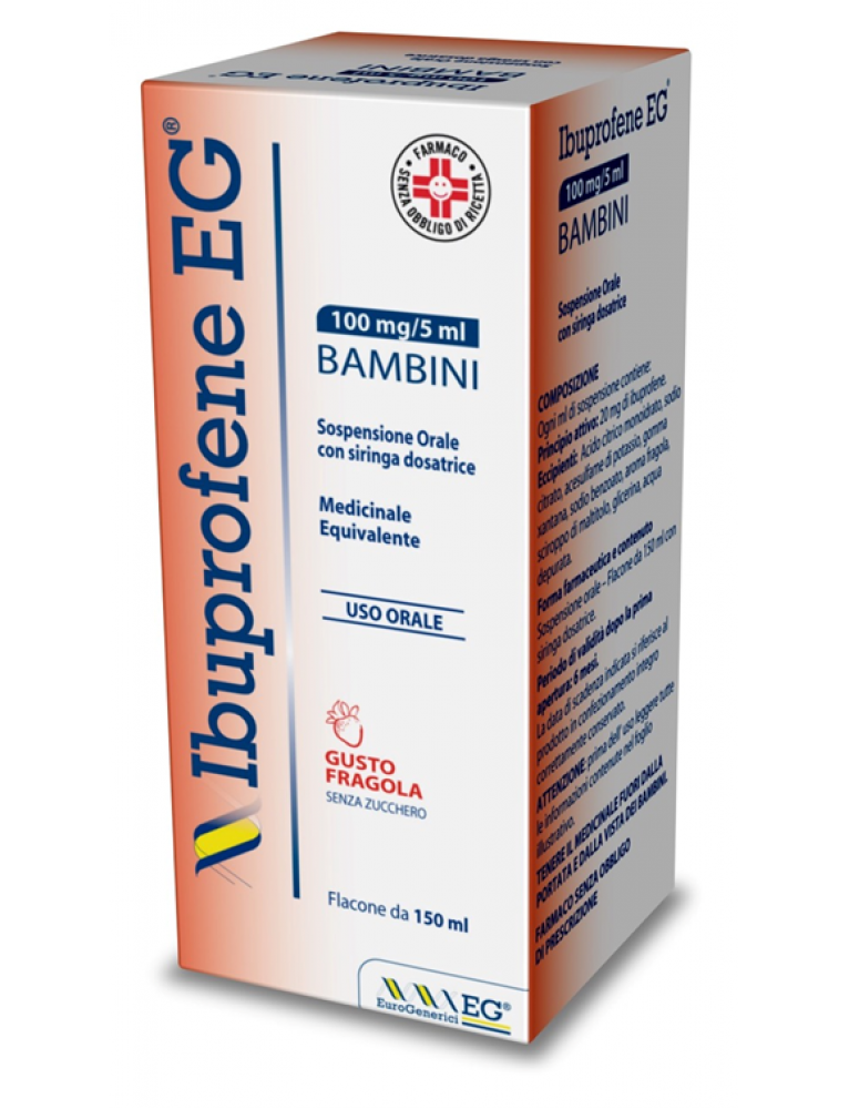 IBUPROFENE EG*BB 150ML FRAGOLA