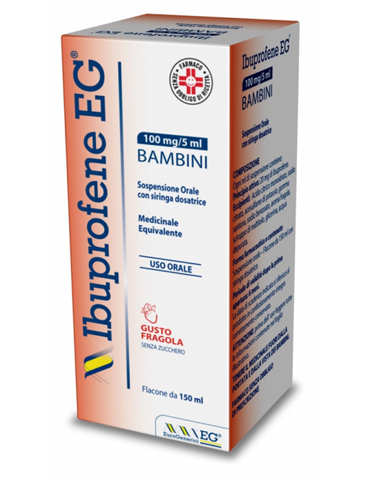 IBUPROFENE EG*BB 150ML FRAGOLA