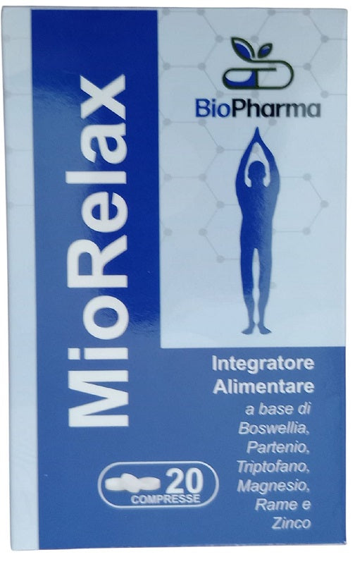 MIORELAX 20 TABLETS GLUTEN-FREE NATURALLY LACTOSE-FREE
