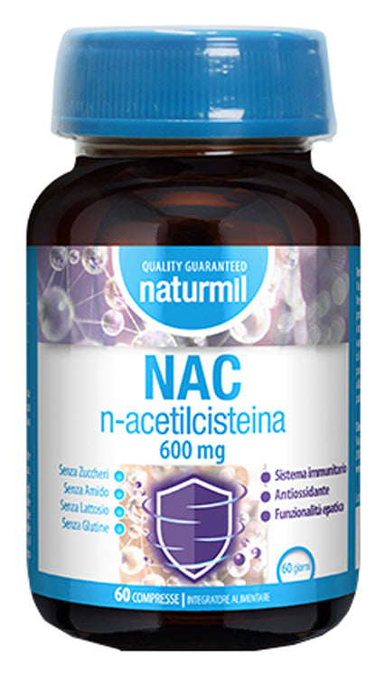 NATURMIL NAC N-ACETYLCYSTEINE 600 MG 60 TABLETS