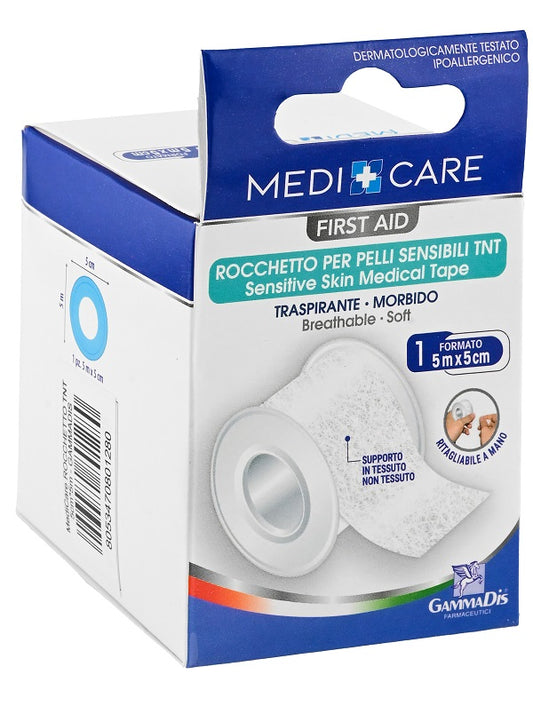 CEROTTO IN ROCCHETTO MEDICARE  TNT BIANCO 500X5 CM