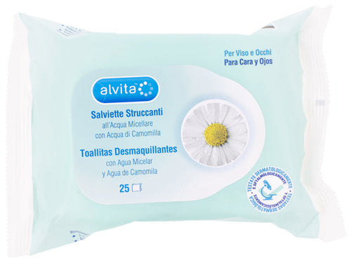 ALVITA SALVIETTE STRUCCANTI 25 PEZZI