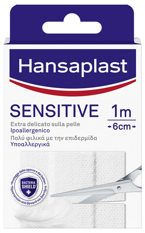 HANSAPLAST STRISCIA SENSITIVE PRETAGLIATA 1X6CM 10 PEZZI