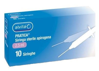 ALVITA SIRINGA 2,5 ML 23 GAUGE 10 PEZZI