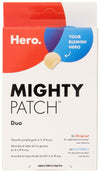 HERO MIGHTY PATCH DUO ORIGINAL ANTI-ACNE HYDROCOLLOID PATCH 6 COUNT + INVISIBLE 6 COUNT