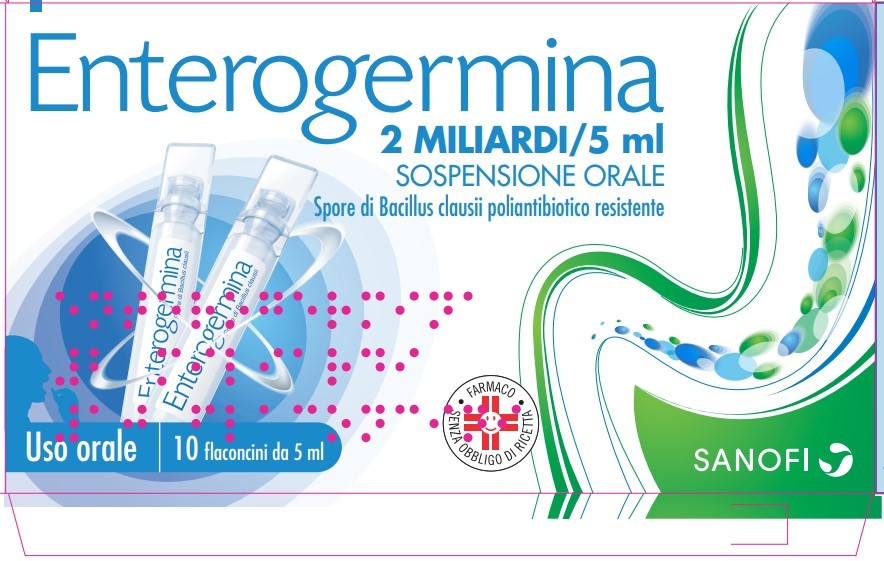 ENTEROGERMINA*OS 10FL 2MLD/5ML
