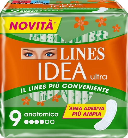 LINES IDEA ULTRA ANATOMICO 9 PEZZI