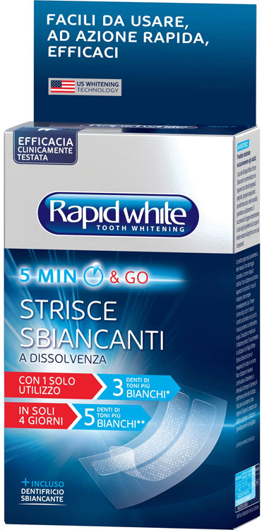 RAPID WHITE WHITENING STRIPS KIT 8 PIECES