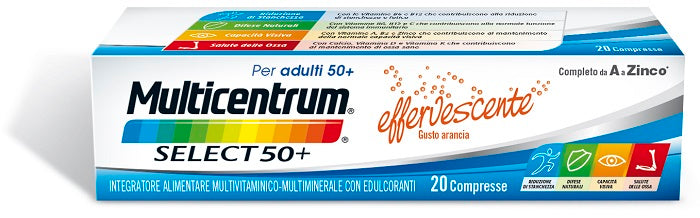 MULTICENTRUM SELECT EFFERVESCENTE 20 COMPRESSE