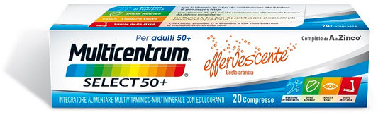 MULTICENTRUM SELECT EFFERVESCENTE 20 COMPRESSE