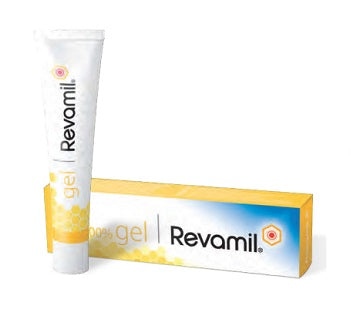 GEL A BASE DI MIELE STANDARDIZZATO E IRRADIATO A RAGGI GAMMA REVAMIL GEL PER GESTIONE ULCERE E INFEZIONI TUBO 18 G